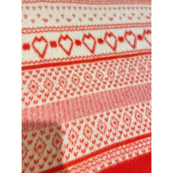 AERIE FURRY OVERSIZED SWEATER COOL VIBES KNITTED SZ M ORANGE BURST COZY WARMTH - Picture 12 of 15